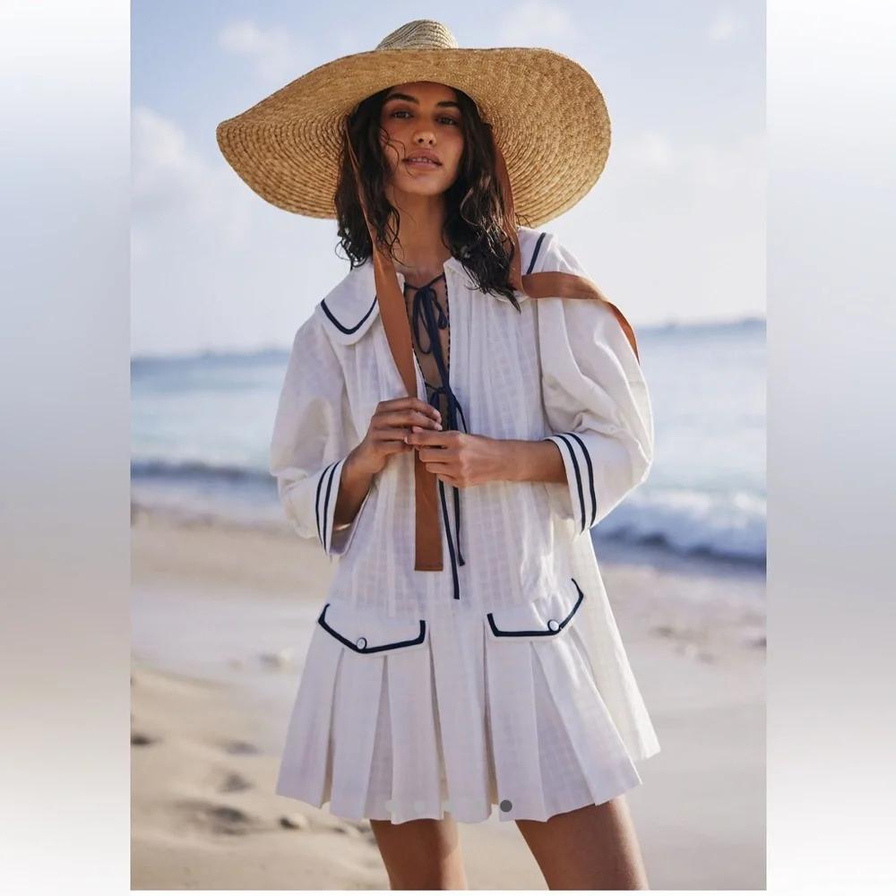 SOLD——-Free people star board mini dress - Picture 5 of 10